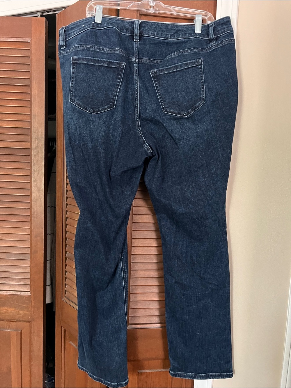 Women’s Lane Bryant Dark Blue Straight-Leg Denim Jeans size 20